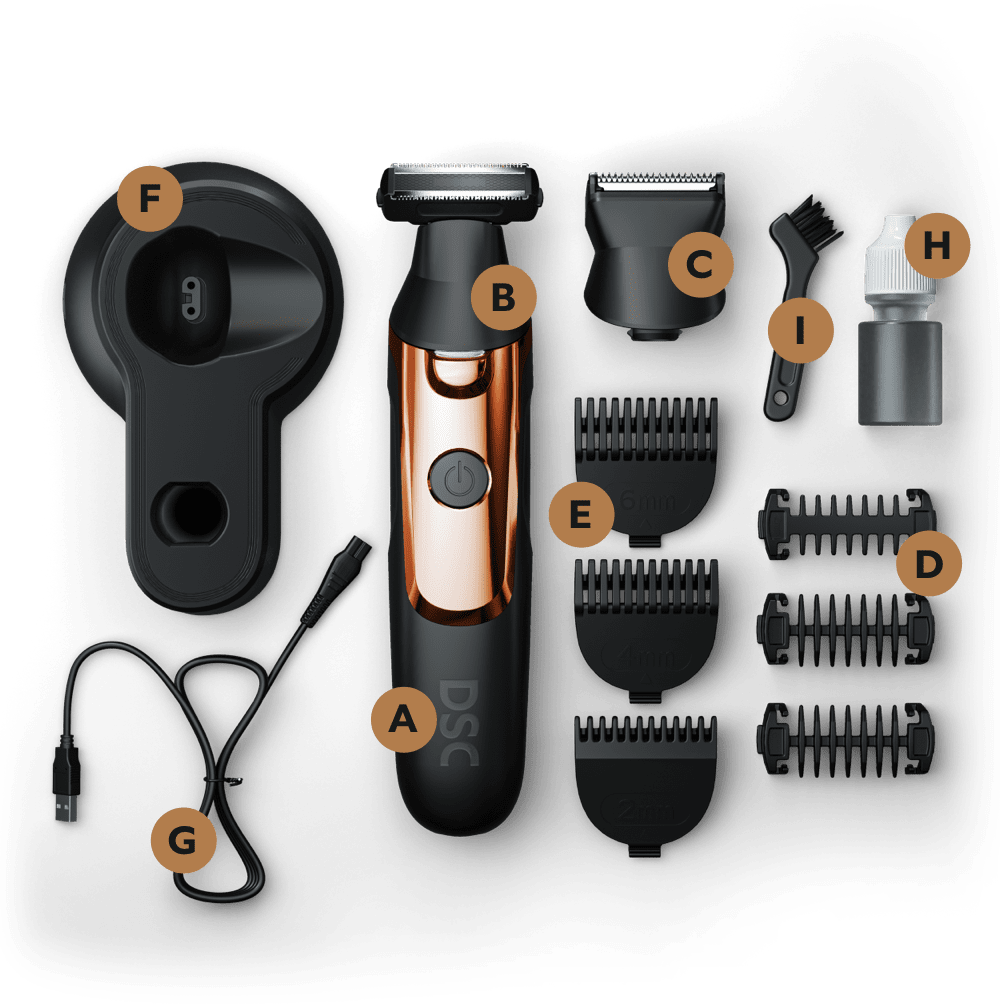 Body Hair Trimmer Meet the Double Header Electric Trimmer